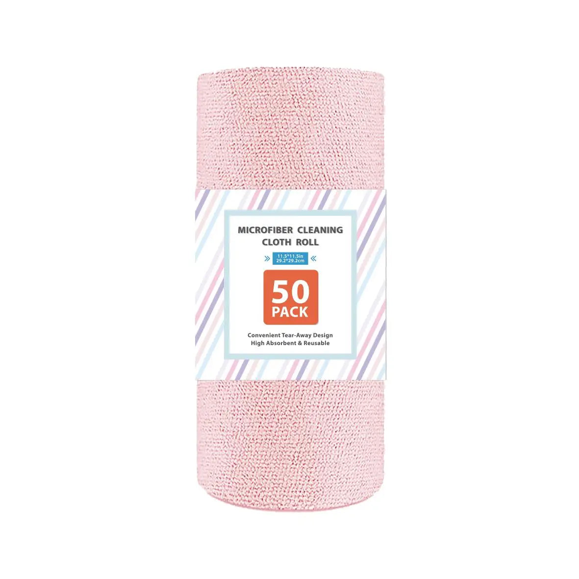 serviettes nettoyage microfibre gris clair pack 50 pièces pratique absorbant texture rugueuse cuisine garage
