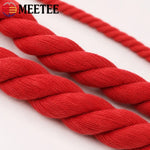 corde torsadée rouge coton 12 20mm sacs accessoires couture diy macramé sangles bag straps