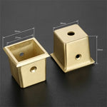 cache pot doré moderne lisse set pièces protection chaise table sécurité dorée