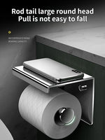 distributeur papier toilette acier inoxydable moderne minimaliste vis fixations papier argenté geometrique