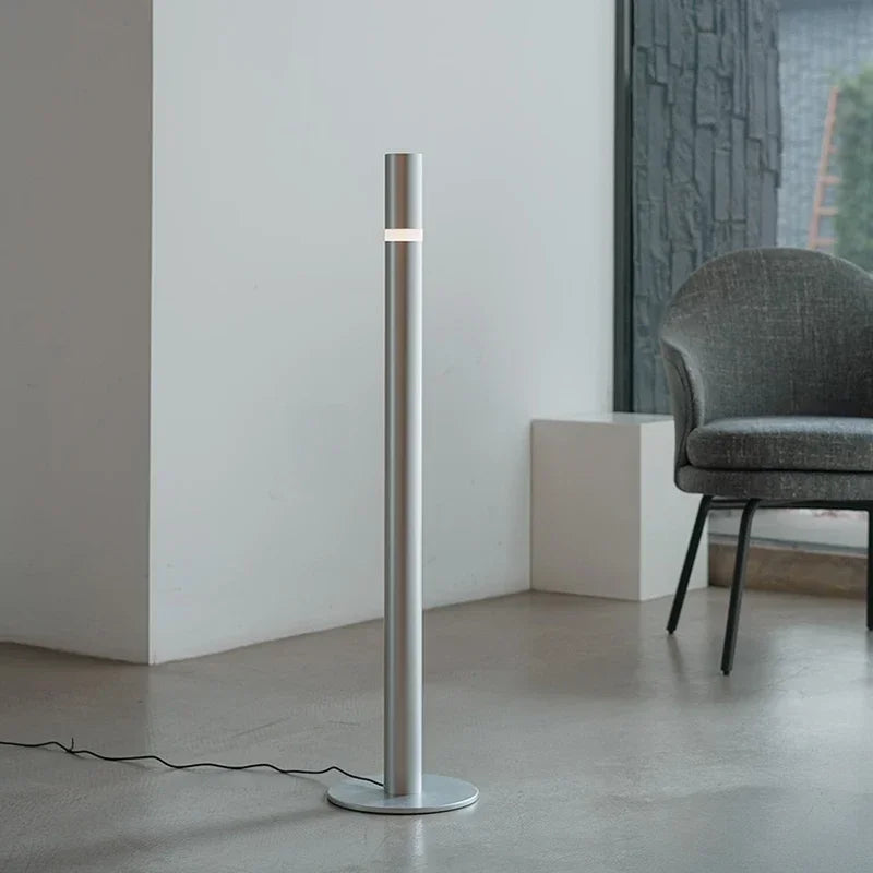 lampe sol moderne minimaliste led tactile noir blanc doré réglable haute qualité aluminium