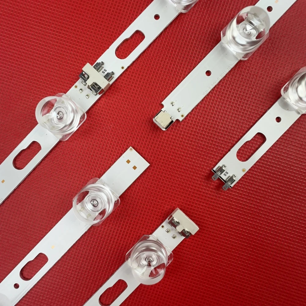 bande lumineuse led blanc moderne clips transparents câble usb 110v 240v 6pcs tv