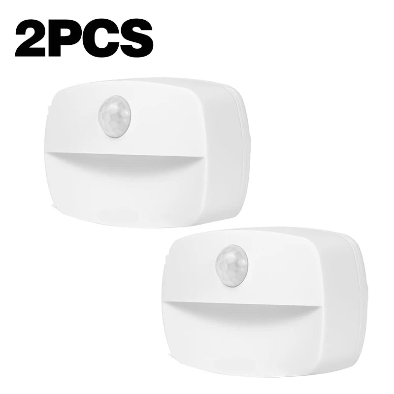 lampe led murale sans fil adhésive rectangle moderne flux lumineux faible blanc batteries aaa