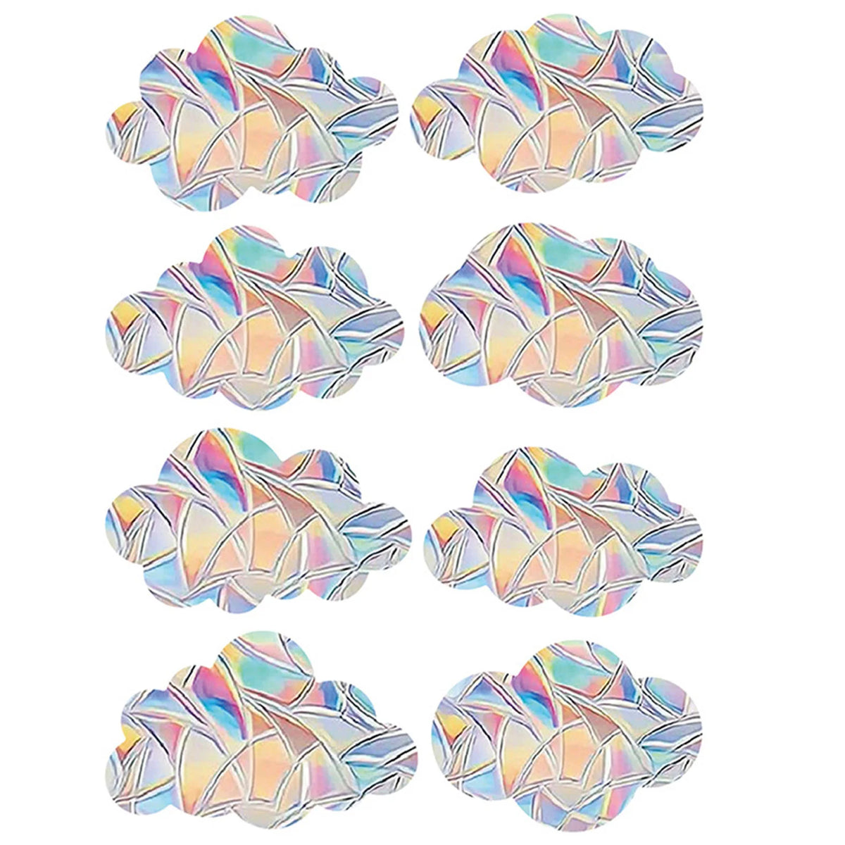 sticker decoratif multicolore geometrique moderne adhesif coeurs papillons champignons feuilles lune echangable fenetre maison