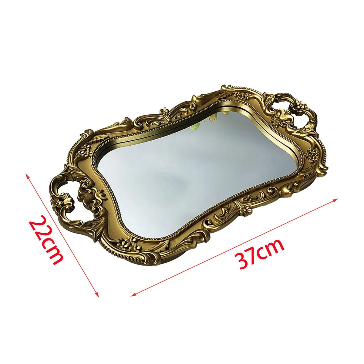 miroir doré ornements baroques complexe classique décoration intérieure sophistiquée chambre salon