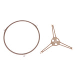 anneaux broder tapis cuisson outils pâtisserie blanc marron clair rond lisse classique fixations