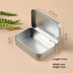 boîtes métalliques rangement bijoux gris classique portable multifonctionnel opaques emballage présentation