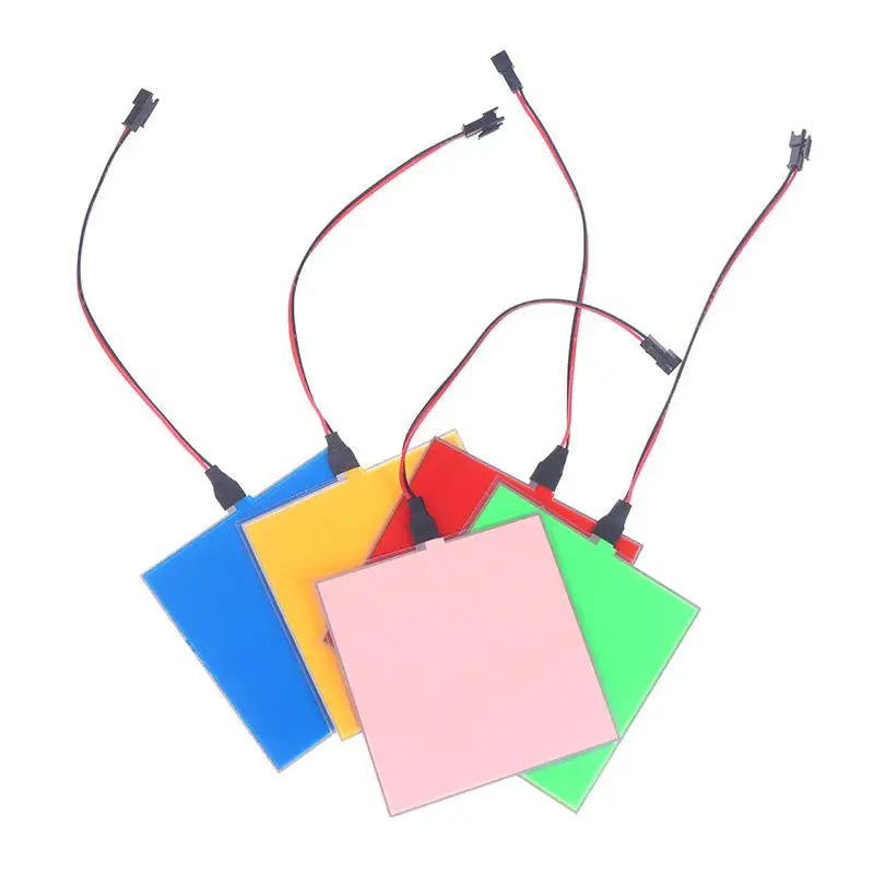 panneau led bleu vert jaune rose rouge adhésif moderne câbles connecteurs flexible opacité mat
