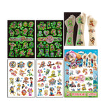 tatouages temporaires paw patrol multicolores animaux adhésifs sacs cartoon chiens personnages dessins animés