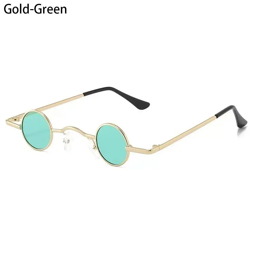 lunettes soleil unisexe rondes vintage or noir gris transparentes classiques punk anti reflet uv