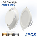 spot led downlight blanc 24w 20w 17w 14w 10w clips ac100v240v moderne éclairage cuisine