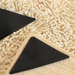 protège meubles moderne adhésif perforé noir anti dérapant tapis triangulaire fixations incluses pack pièces
