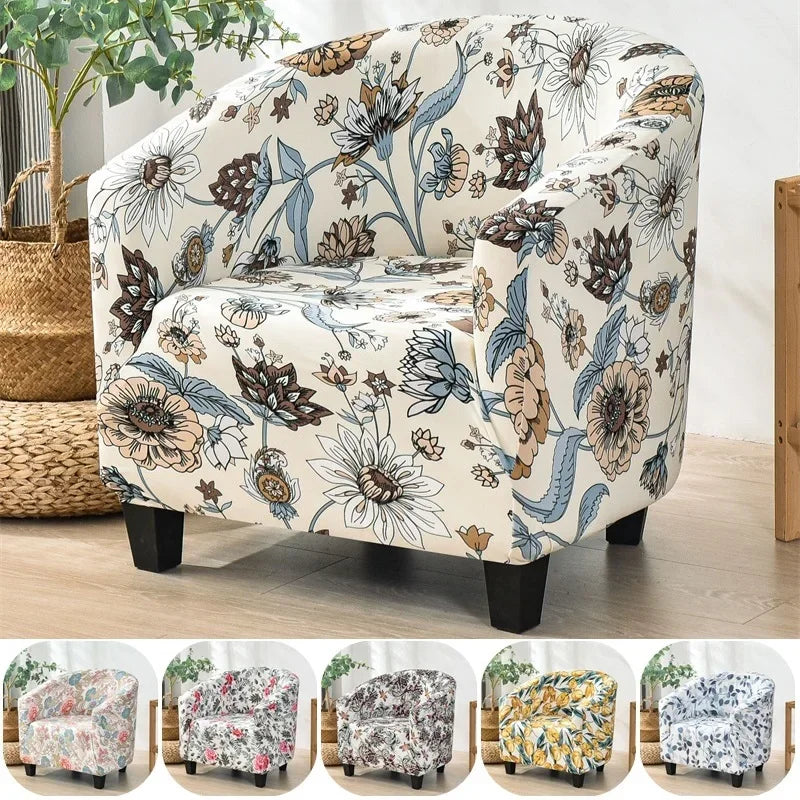 Coussin protection fauteuil moderne fleuri lavable maison restaurant chambre salon étudiants