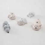 lumière suspendue animaux blanc gris rose bébé moderne minimaliste