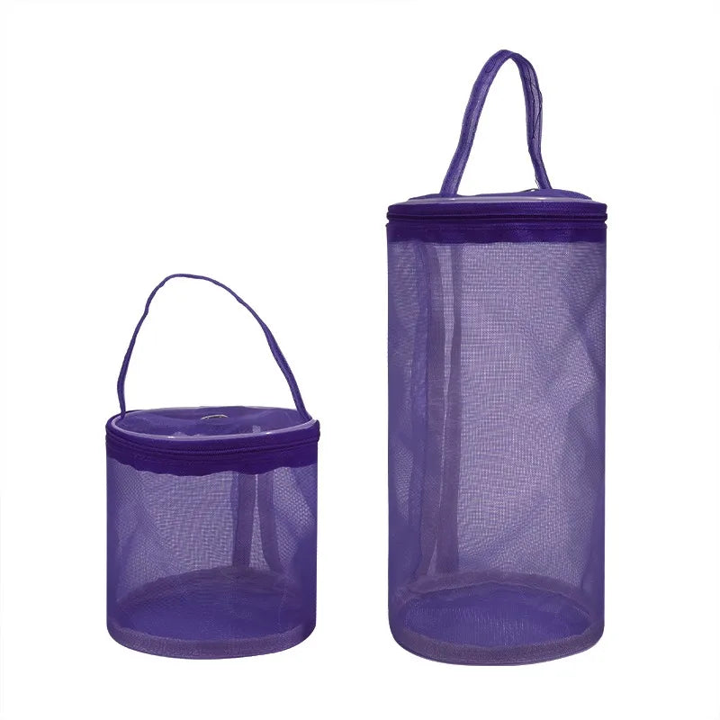 sac main violet rose vert olive maille moderne opacité poignée fermeture glissière setSize small