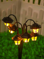 lampe solaire rétro noire dorée vintage adhésif extérieur base solaire led