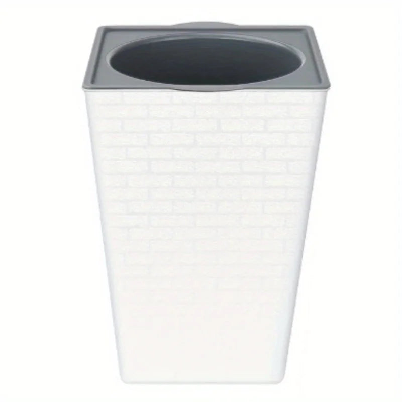 pots fleurs plastique texture brique moderne vert clair gris adhésif large medium jardin