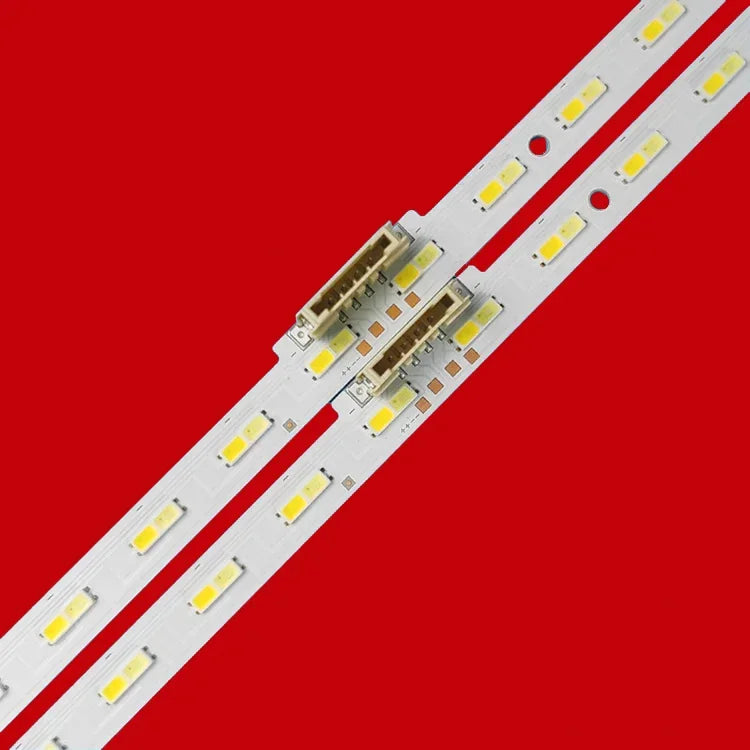 barres lumineuses led 706mm 54 leds blanc gris rouge industrielle technique 6v