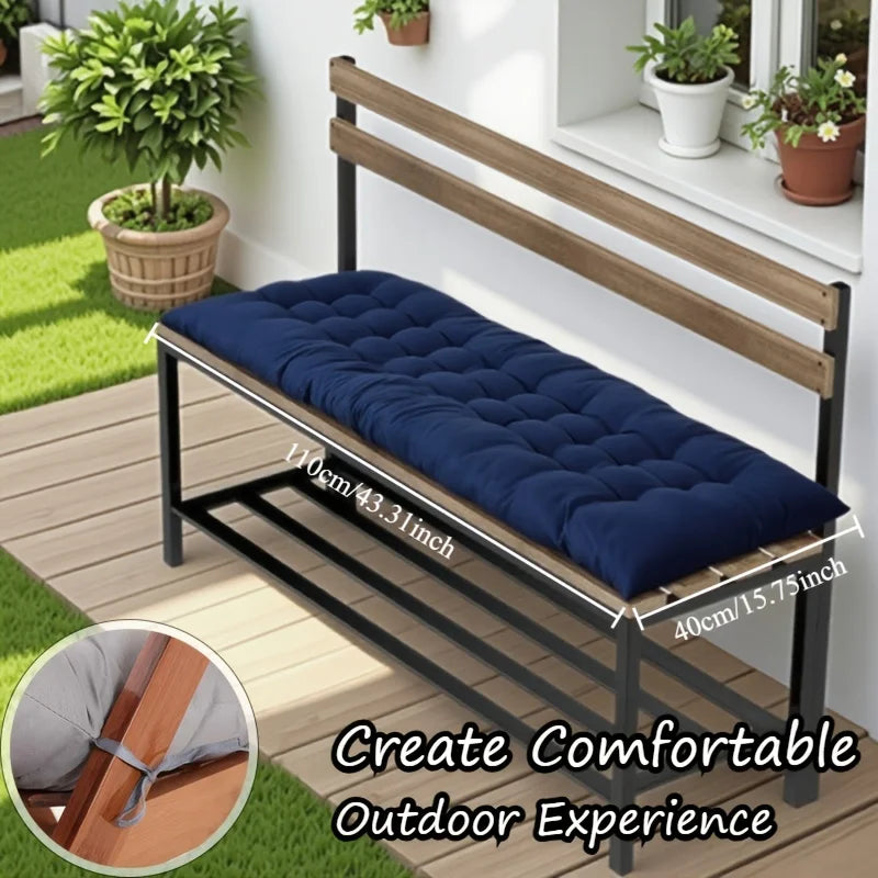 coussins banc extérieurs solides sangles taille moyenne couleur rouge gris marron moderne