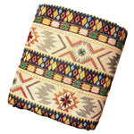 tissu jacquard ethnique coton polyester motif géométrique décoratif sac coussin rideau artisanat