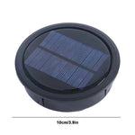 accessoire deco moderne cache lanterne solaire panneau solar noir urgence table exterieur assemble parts