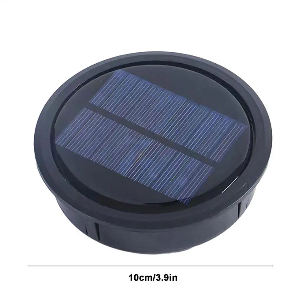 accessoire deco moderne cache lanterne solaire panneau solar noir urgence table exterieur assemble parts