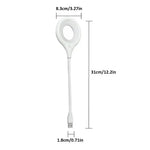 lampe table moderne blanc rechargeable led protection yeux étudiant étude lecture chambre veilleuse