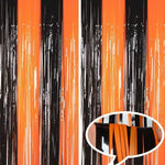 rideau pailleté noir orange bleu rose or occasion anniversaire mariage festif moderne opaquet