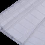 étiquettes adhésives blancs rectangulaires inscriptibles adhésifs précision papier manuscrits 10 feuilles 10x20mm
