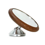 miroir aimanté bois marron argenté moderne minimaliste chambre cuisine salle bains surveillance décoration
