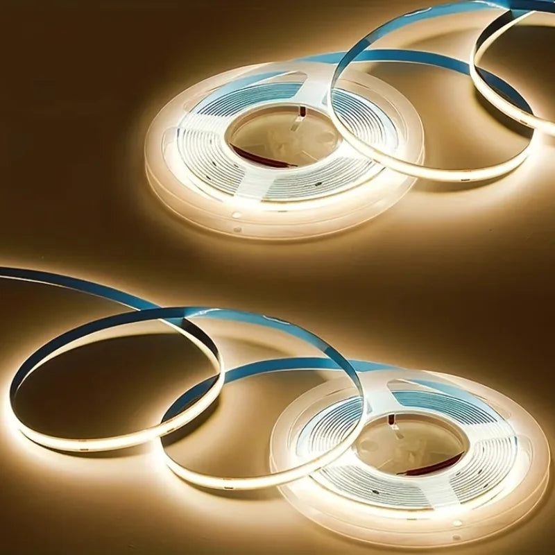 ruban led flexible blanc adhésif moderne éclairage intérieur décoration salon autoadhésif continu opaquet
