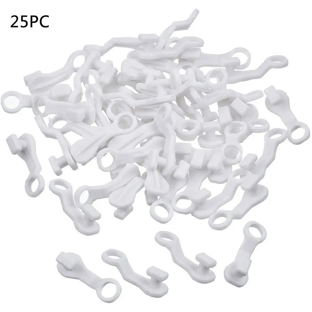 rideau polonais clips fixation blanc moderne garde corps poteaux plastique simple opaquet