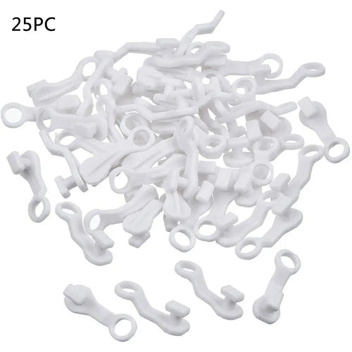rideau polonais clips fixation blanc moderne garde corps poteaux plastique simple opaquet