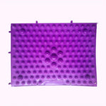 tapis massage pieds pointes bleu rouge jaune vert moderne relaxation acupuncturereflexologie