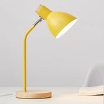 lampe moderne bois conique bleu gris rose jaune sans grille opaques différentes options prise