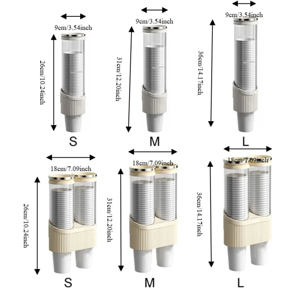 porte coupe double compartiment beige clair ridges verticales moderne adhésif porte coupe supports coupe