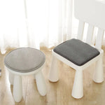 coussin tabouret rond doux mousse pu antiderapant solide multicolore adultes