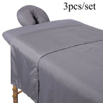 drap massage uni gris blanc vert clair moderne 36x77 61x100 coussin tête support