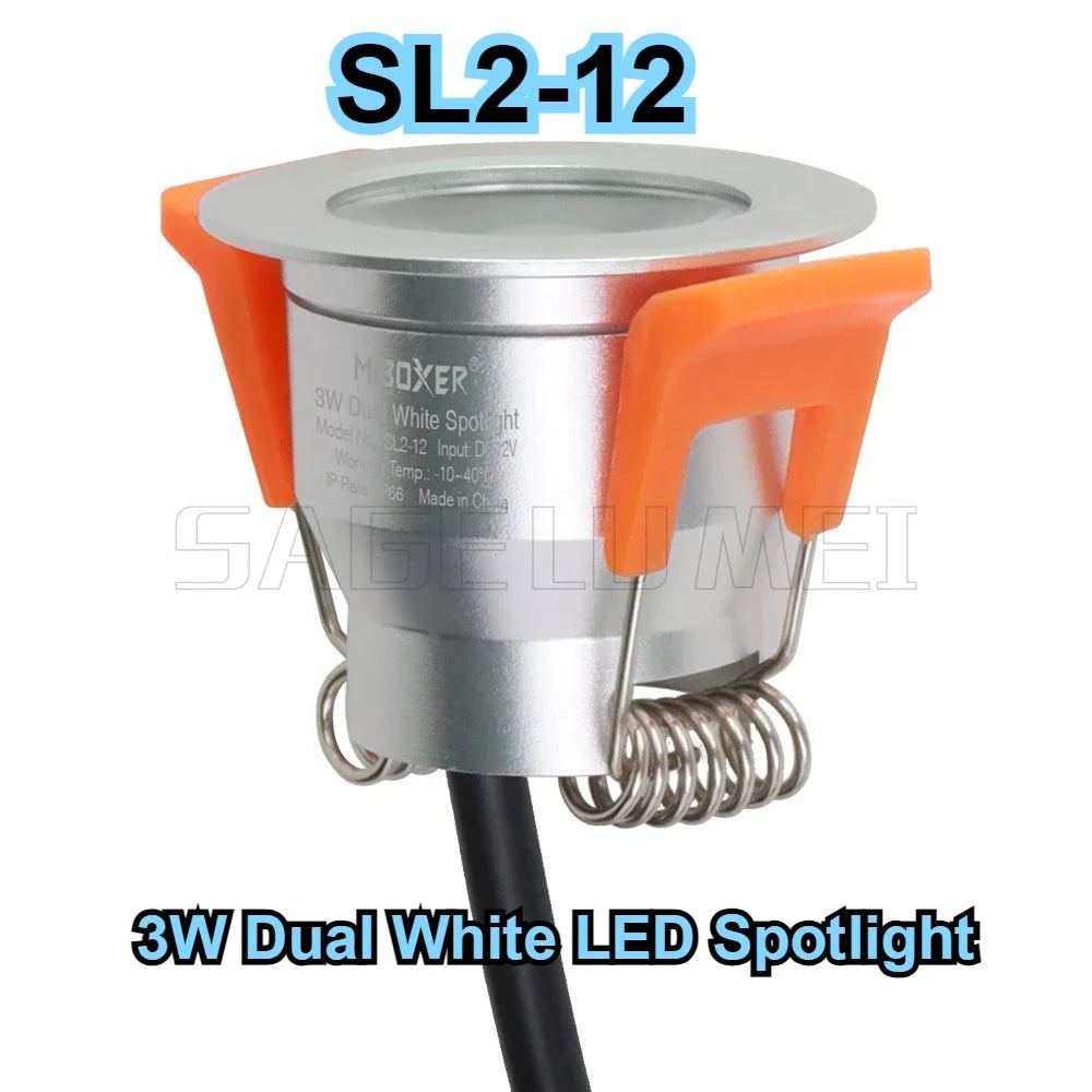 projecteur led spot argent orange moderne câble noir connecteur rouleau réglable télécommande