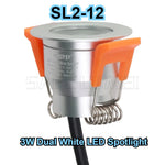 projecteur led spot argent orange moderne câble noir connecteur rouleau réglable télécommande