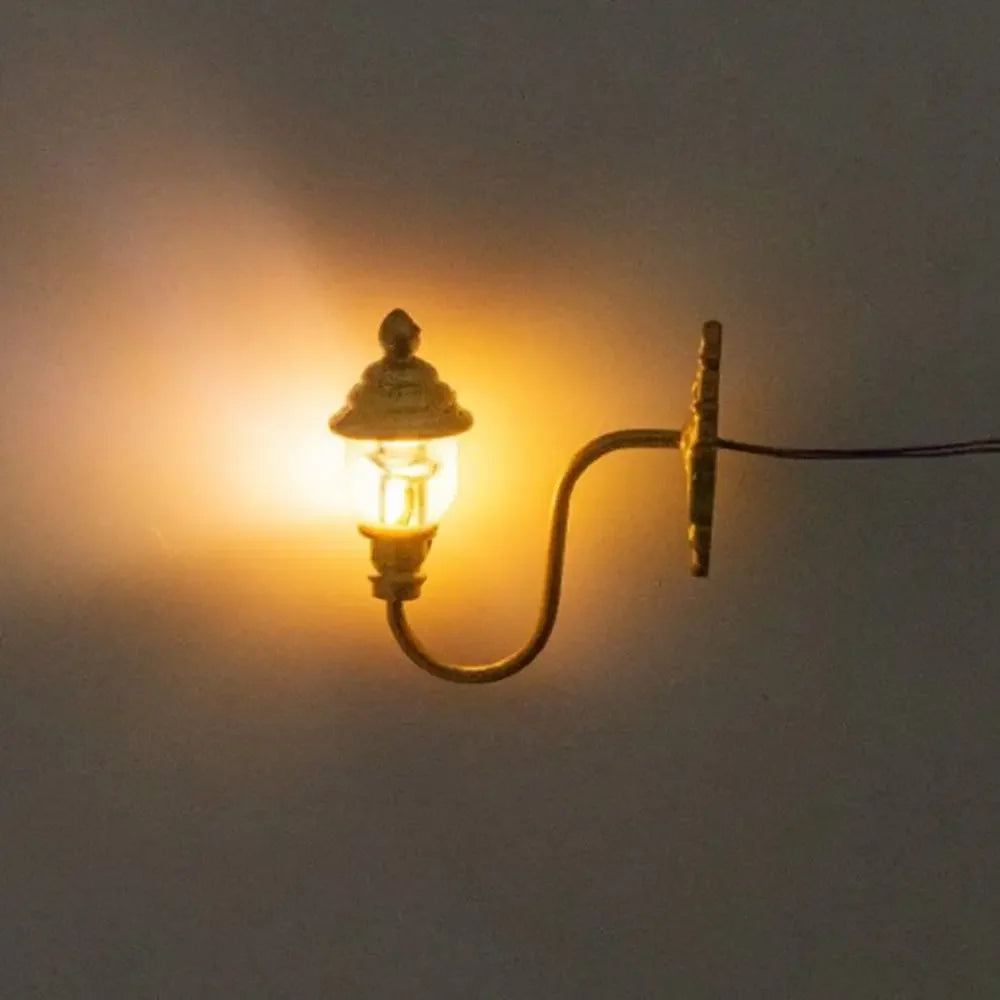 lampe murale miniature verte dorée noir bronze verre transparent vintage fil électrique