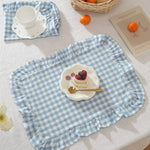 serviettes table coton blanc douces classiques maison mariage festives 14x20 inches