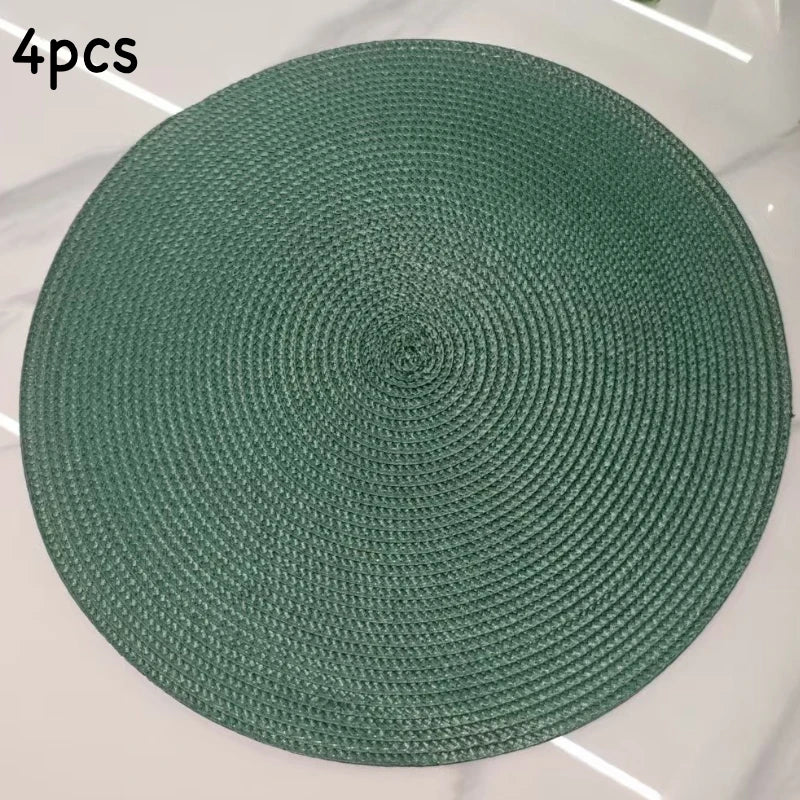 tapis table tissé spirale moderne noir gris vert olive bleu marine rouille