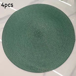tapis table tissé spirale moderne noir gris vert olive bleu marine rouille