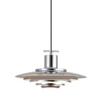 suspension lumineuse argentée moderne nervures câble suspendu chambre salon led minimaliste