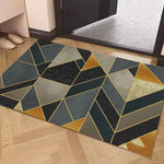 tapis gris moderne géométrique antidérapant salon porte 40x60cm 50x80cm polyester