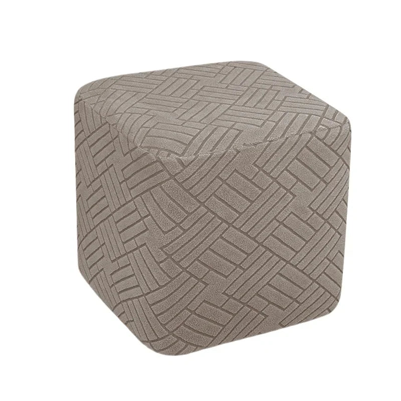 Fauteuil moderne couverture gris rayures adhésif lavable machine protection intérieur extérieur restaurant bar sofa
