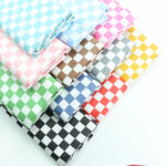 tissu coton carreaux multicolores moderne protection uv respectueux environnement 160cm large