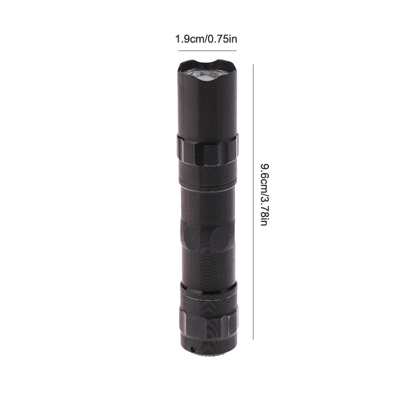 lampe torche led noire portable rechargeable annuaire porte clefs moderne campingextérieur