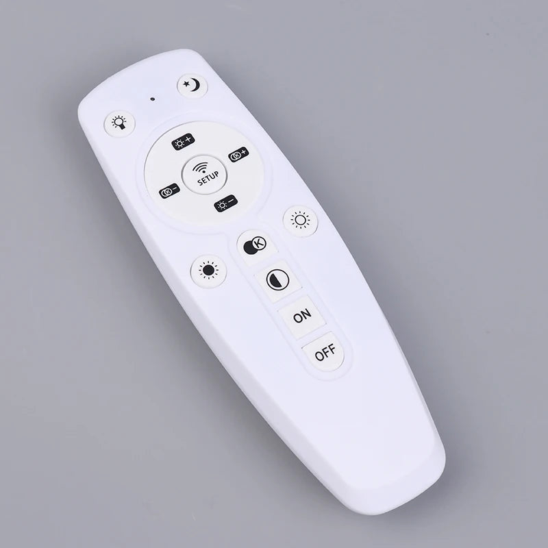 télécommande intelligente sans fil blanc moderne boutons on off setup indicateur lumineux